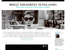 Tablet Screenshot of hollygolightlysunglasses.com